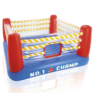 جامپینگ بادی طرح رینگ بوکس اینتکس با دستکش Inflatable jumping box design box Intex_اسباب بازی ورزشی